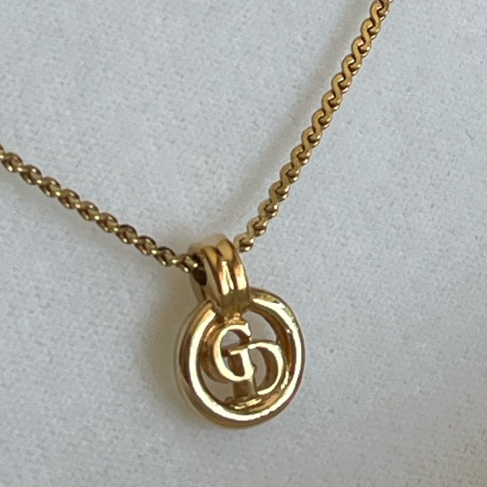 Authentic Christian Dior Gold Necklace ~EUC